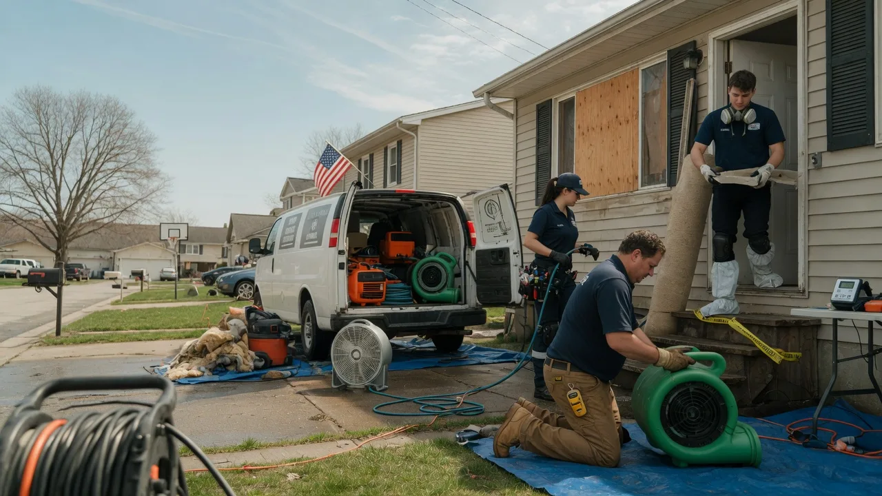 Water Damage Restoration in Bettendorf, IA near me